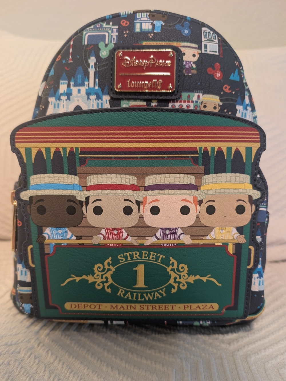 NWT Dapper Dans Disney Loungefly Mini Backpack